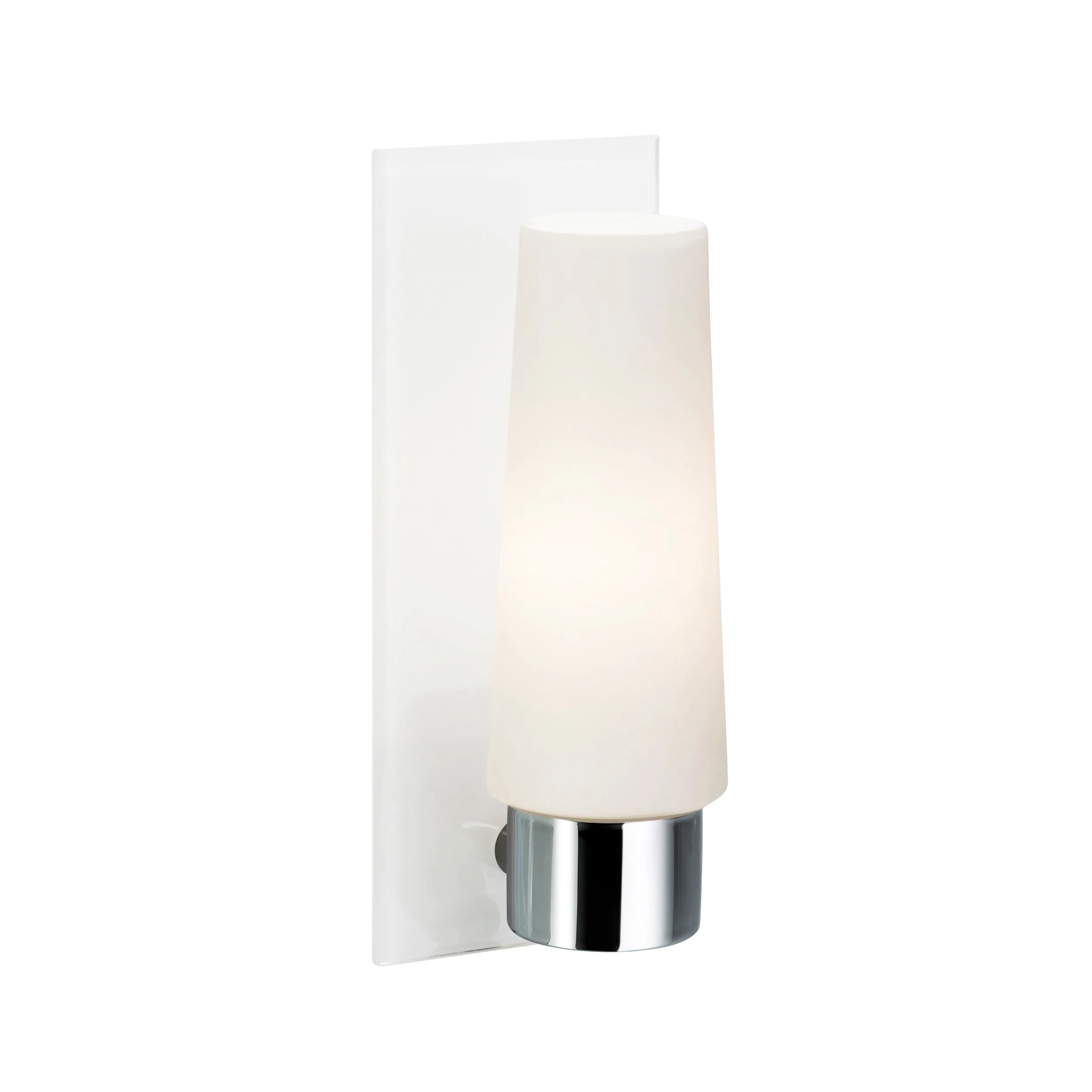 BRASTAD Vägg 1L Vit IP44 Krom/Vit