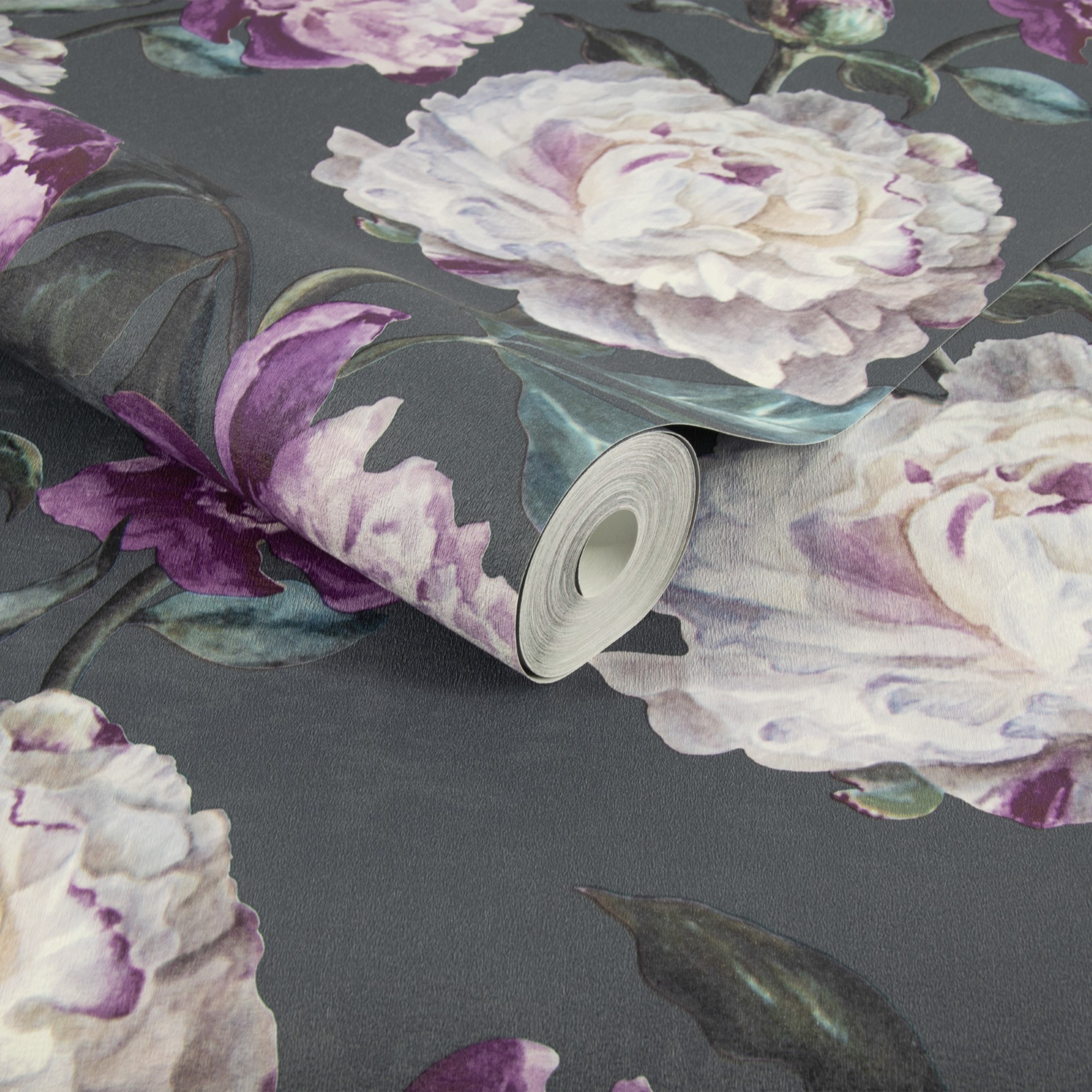 Tapet WOW Peony Mångfärgad