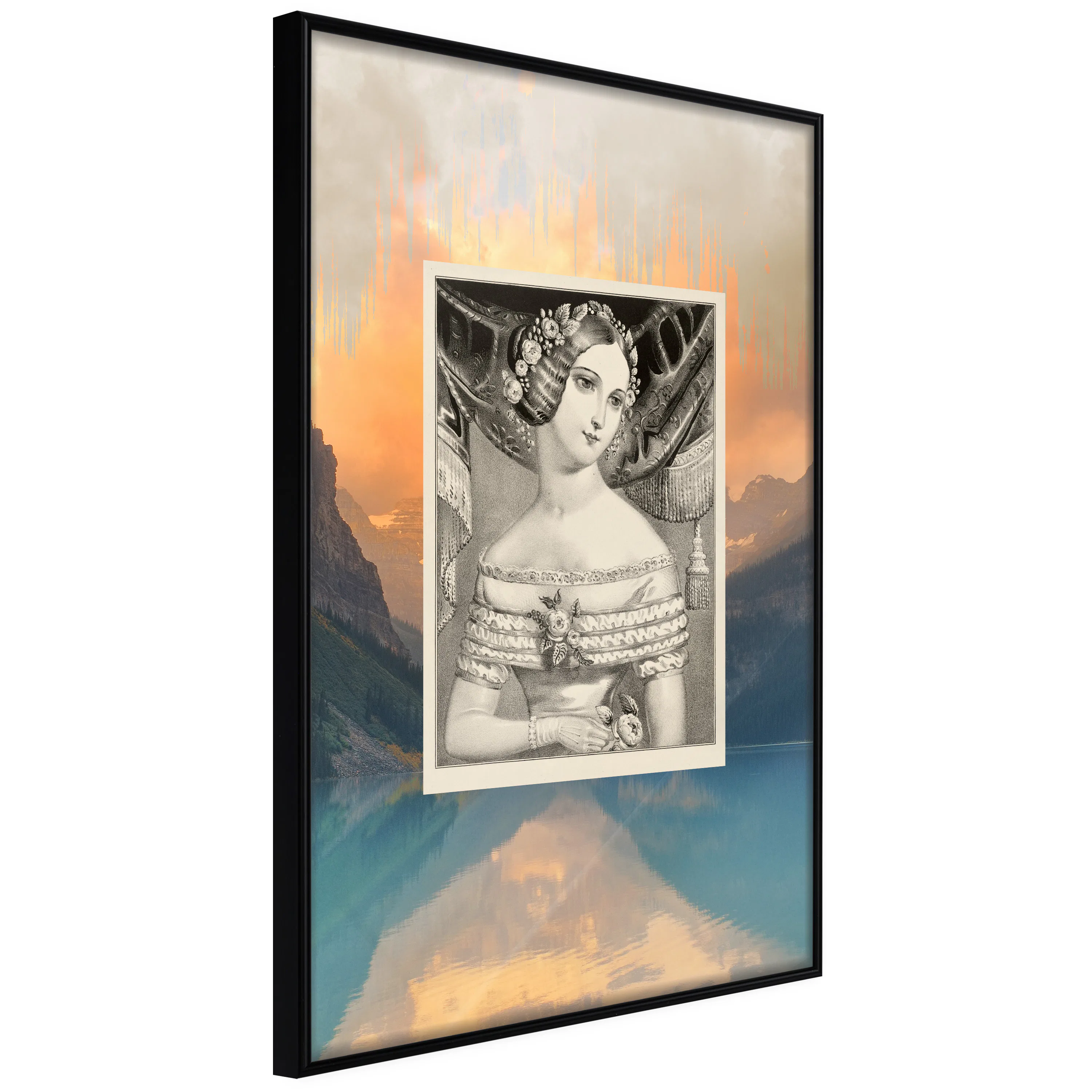 Poster Artgeist Affisch Retro Portrait