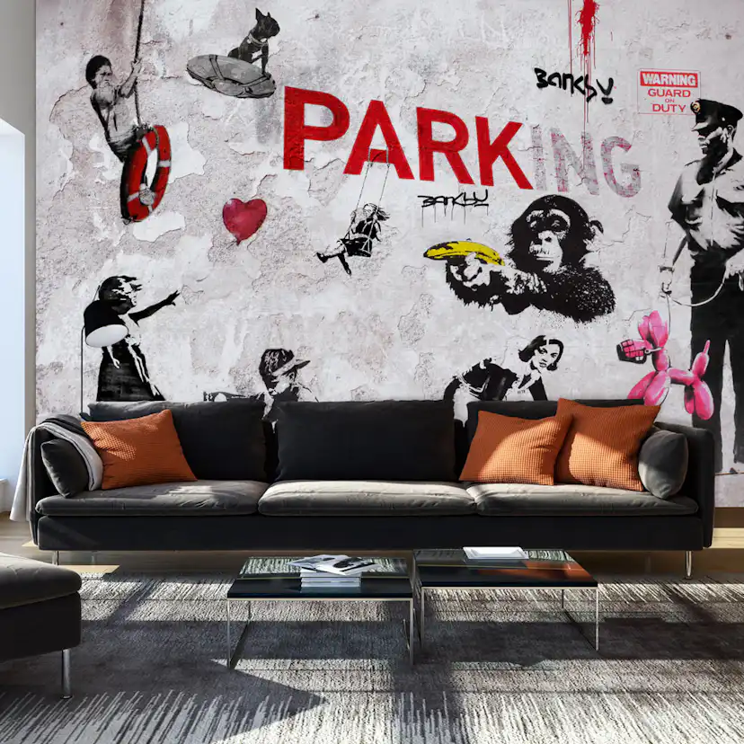 Fototapet Arkiio Banksy Graffiti Diveristy