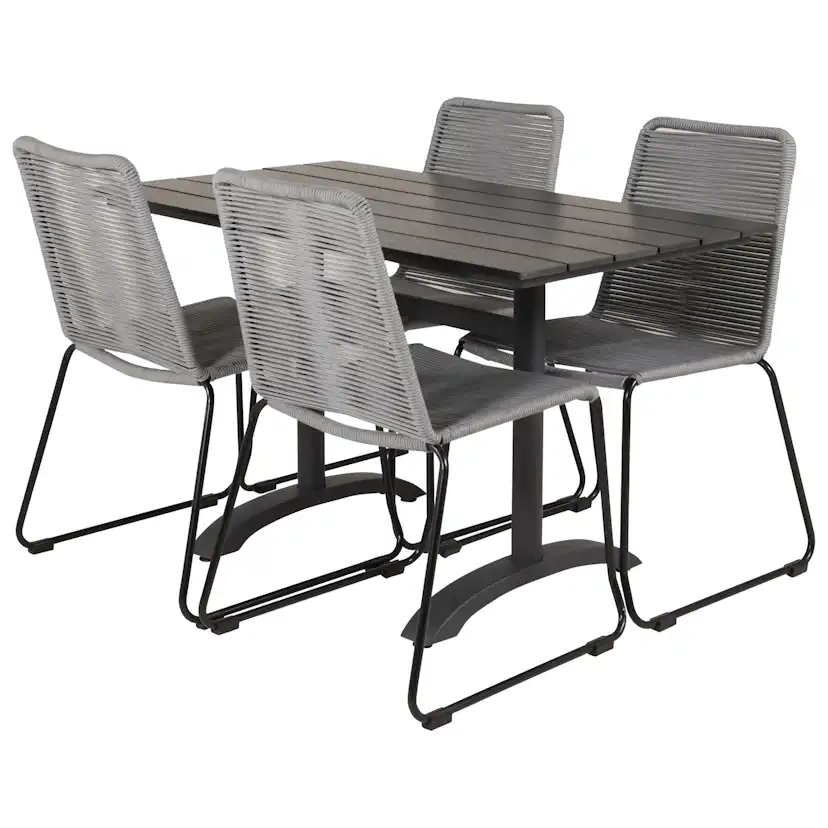 Matgrupp Venture Home Denver med 4 Lindos Stolar