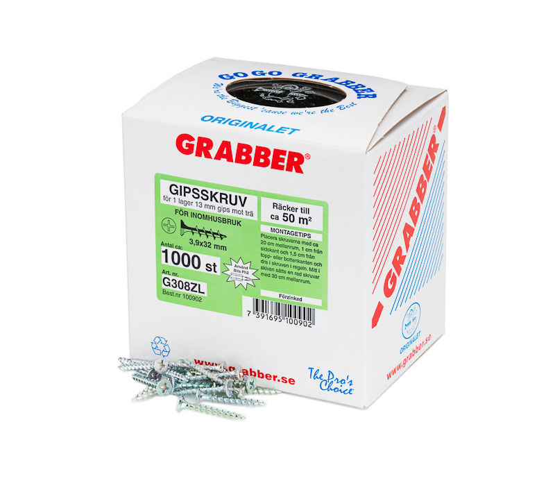 Gipsskruv Grabber med Dubbelhuvud