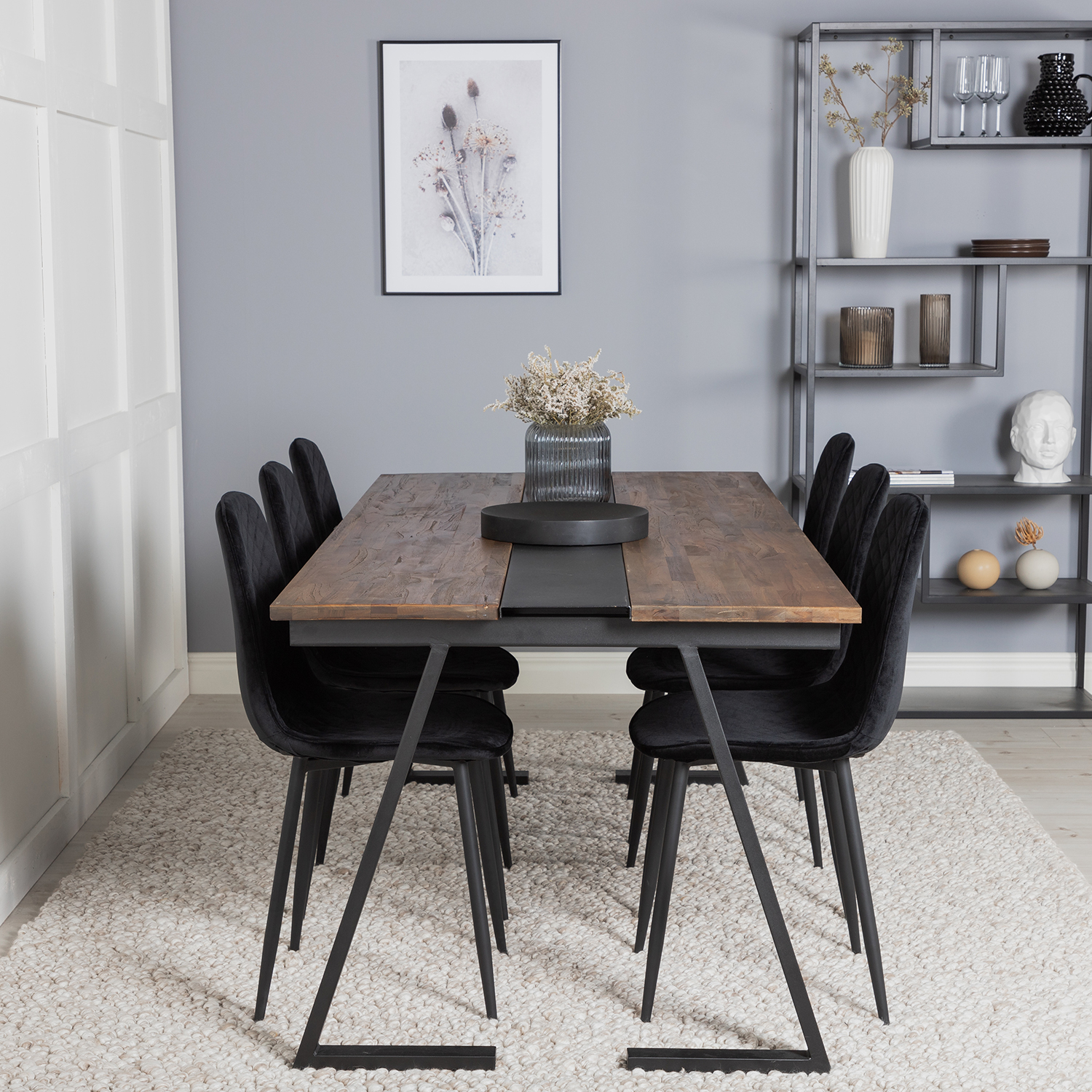 Matgrupp Venture Home Jane med 6 Phoi Stolar