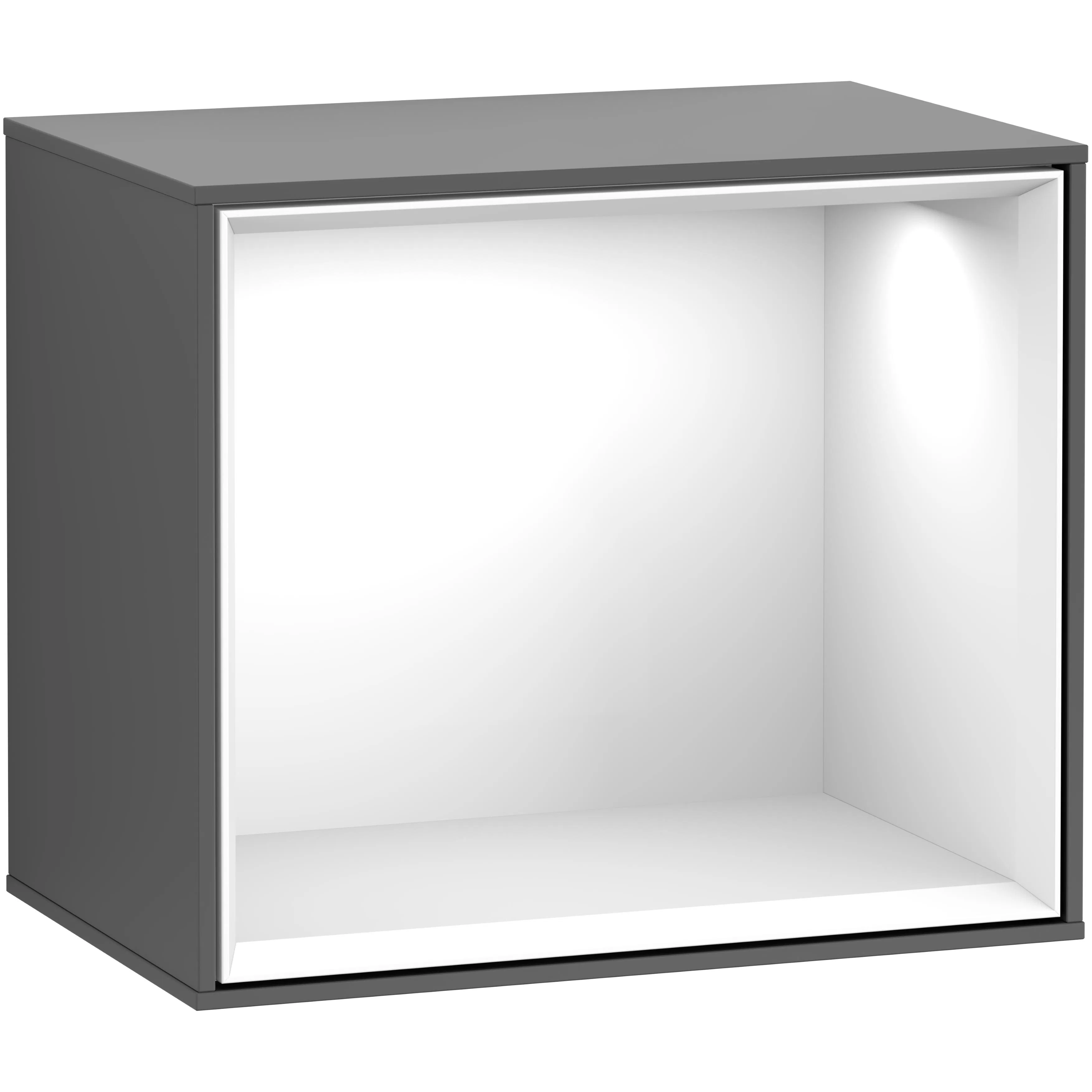 Hyllmodul Villeroy & Boch Finion F580GFGK Antracitgrå Mattlack, Vit Högblank, Utan Väggbelysning, Utan smartphoneladdare