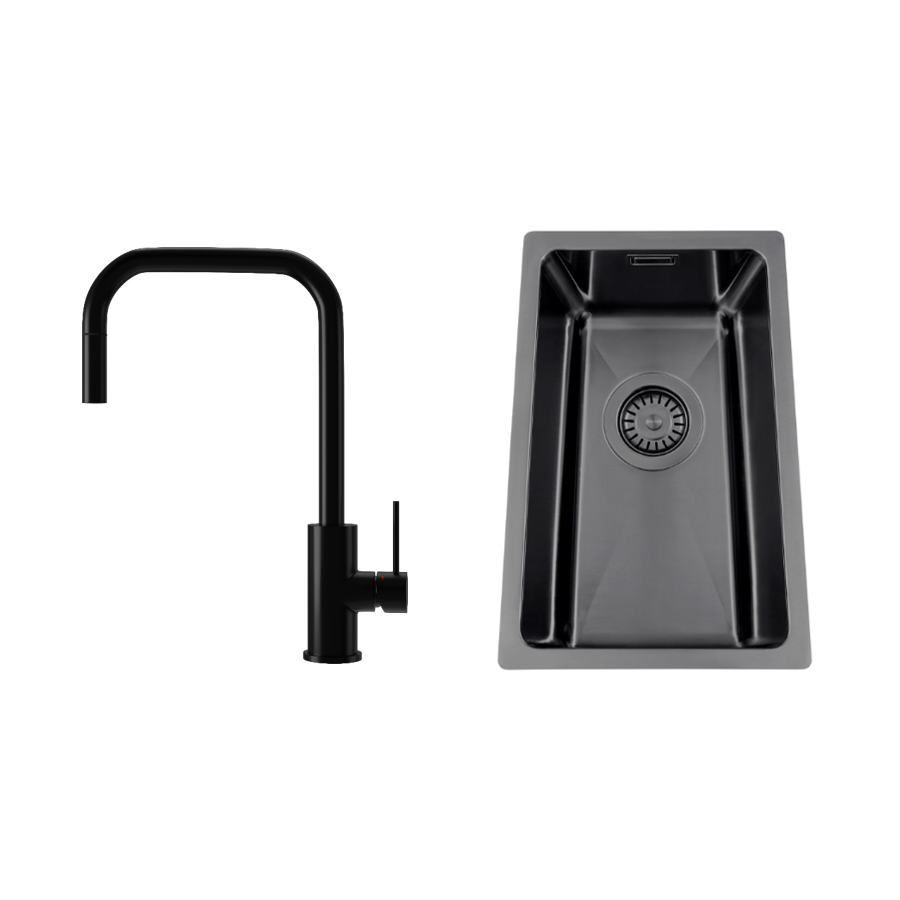 Diskho Nordic Tech Titan 230 X med Köksblandare Steel Accent Square D