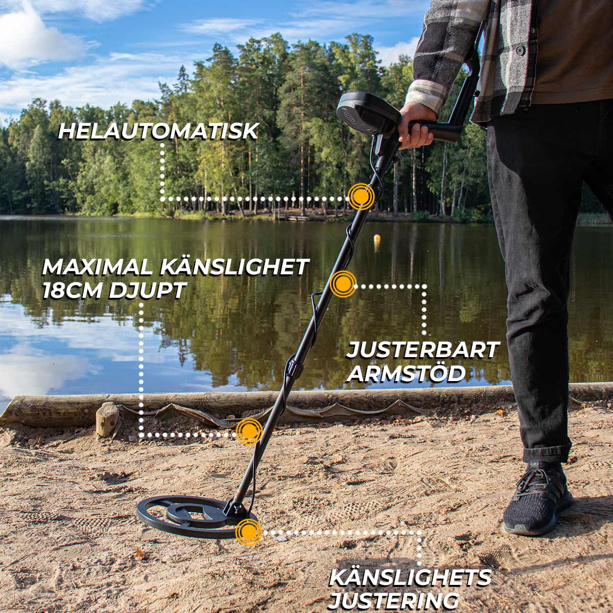 Metalldetektor Klondike Professional