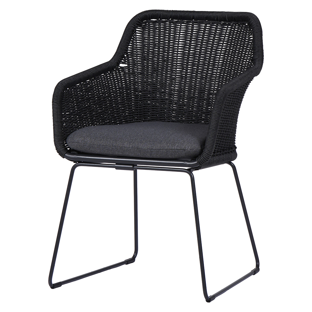 GARDEN CHAIR W/CUSHION Grå
