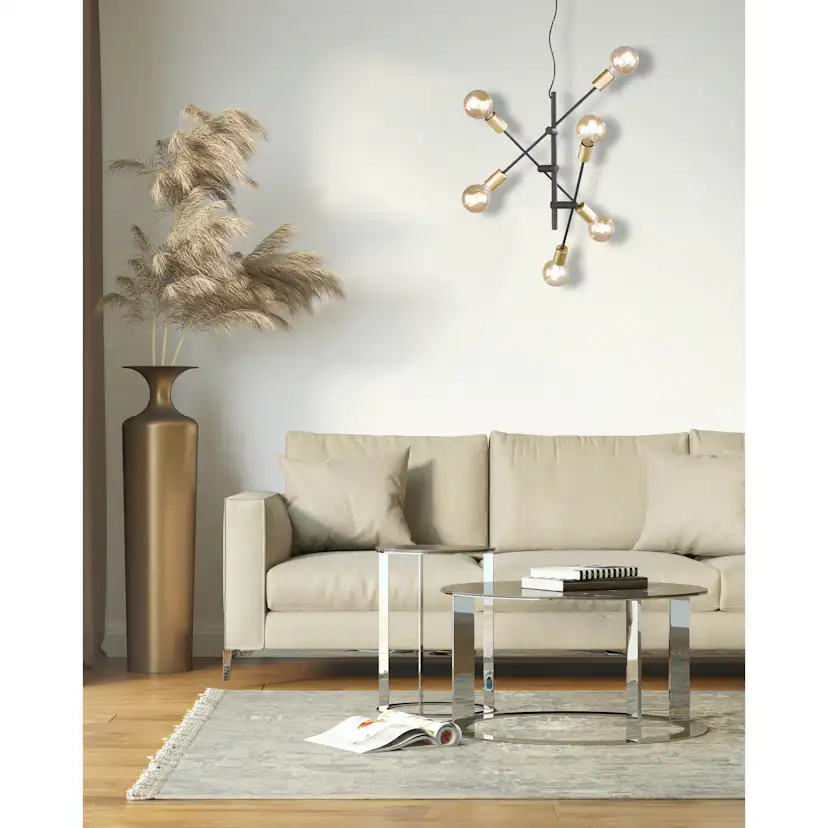 Taklampa Trio Cross 6L E27