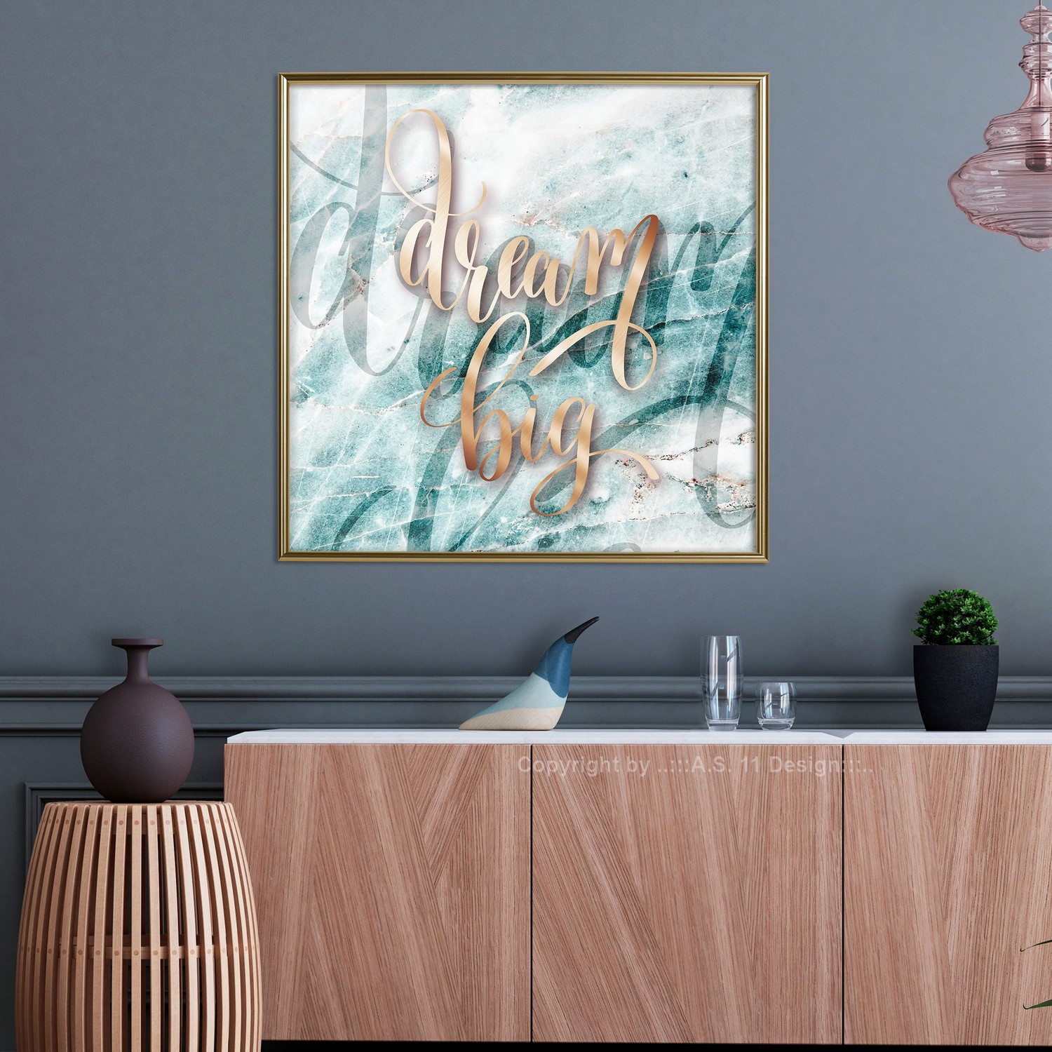 Poster Artgeist Affisch Dream Big