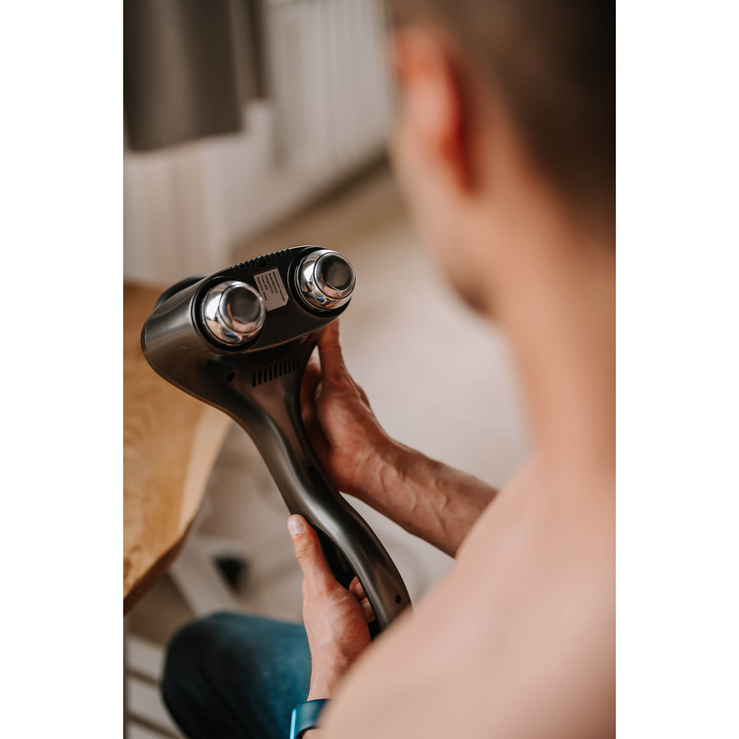 Handhållen MEDIVON Massageapparat Libra Pro.