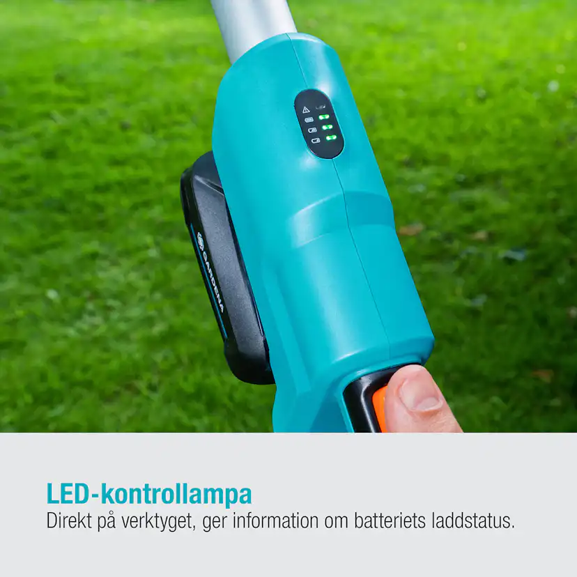 Teleskopisk Häcksax Gardena THS 42/18V P4A Komplett (2,5Ah batteri + standardladdare)