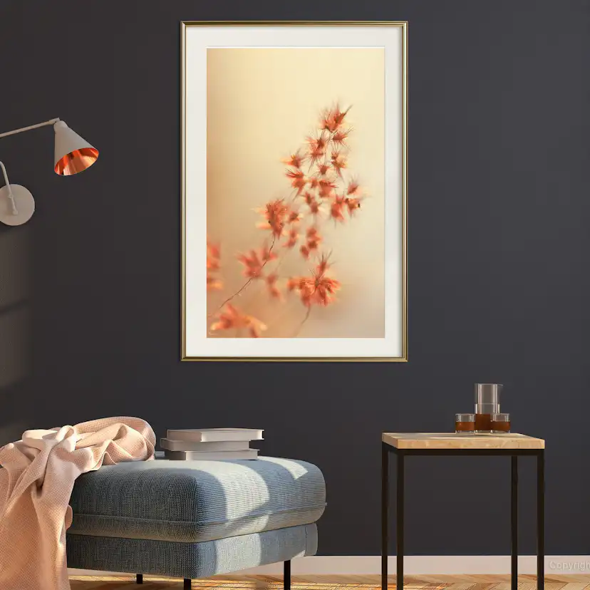 Poster Artgeist Affisch Fiery Grass