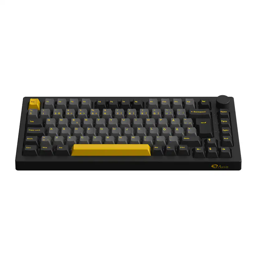 Gamingtangentbord Akkogear 5075B Plus-S Black/Gold
