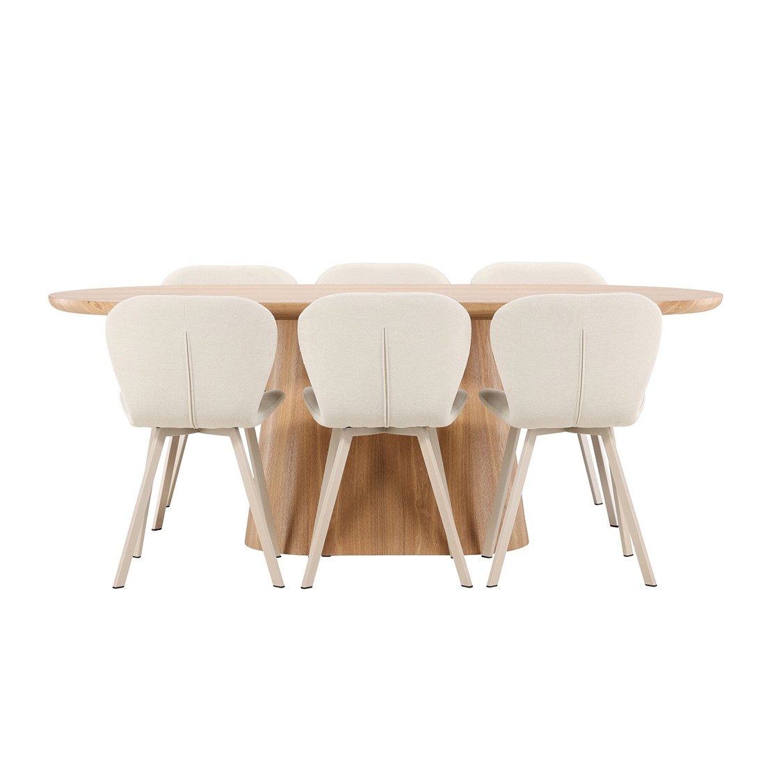 Matgrupp Venture Home Stjärnö med 6st Lilja Matstolar