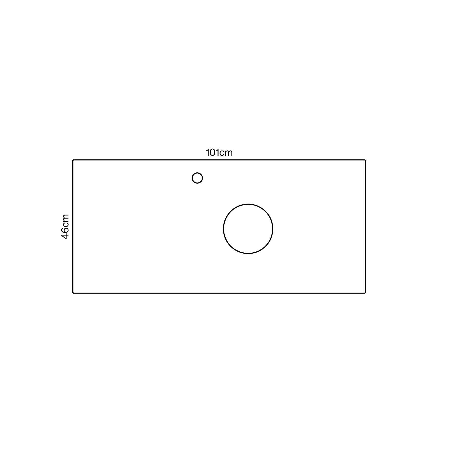 Bänkskiva Svedbergs Epos Danae