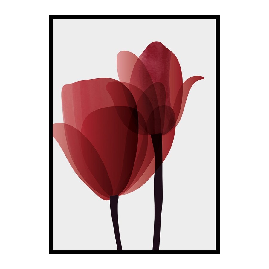Poster Gallerix Red Tulips No1