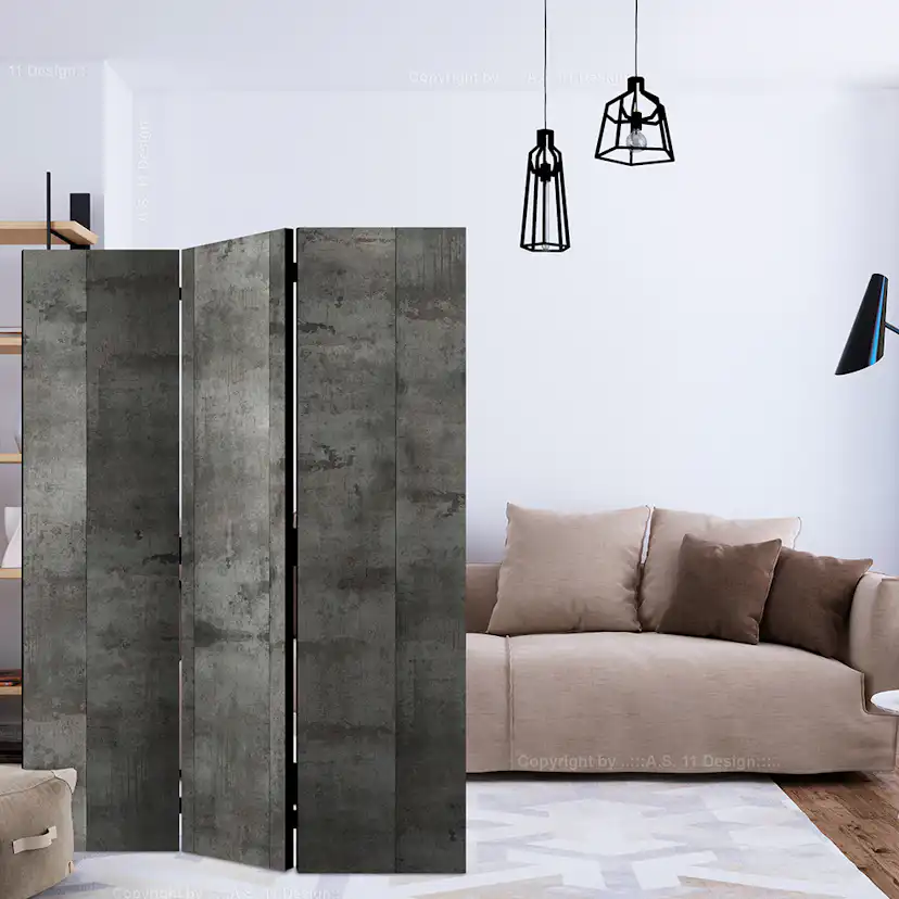 Rumsavdelare Skärmvägg Arkiio Steel Design 135x172 cm