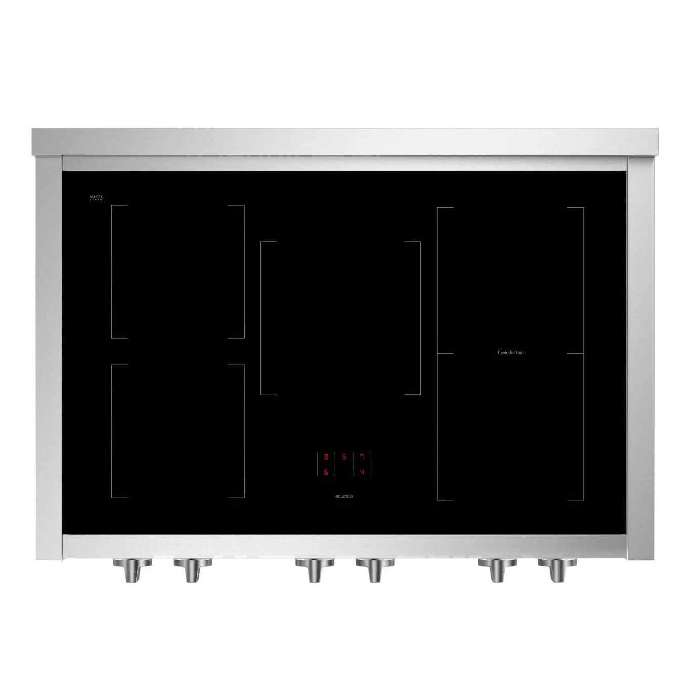 Induktionsspis Steel Genesi Combi - Steam 100 cm Rostfri med Två Ugnar