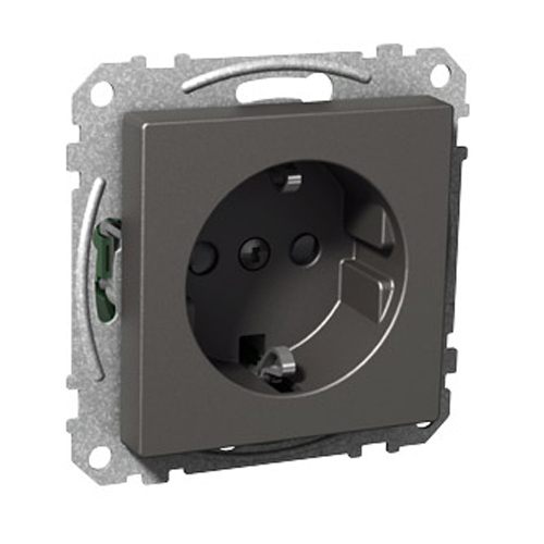 Vägguttag Schneider Electric Exxact 1-vägs Skruvanslutning