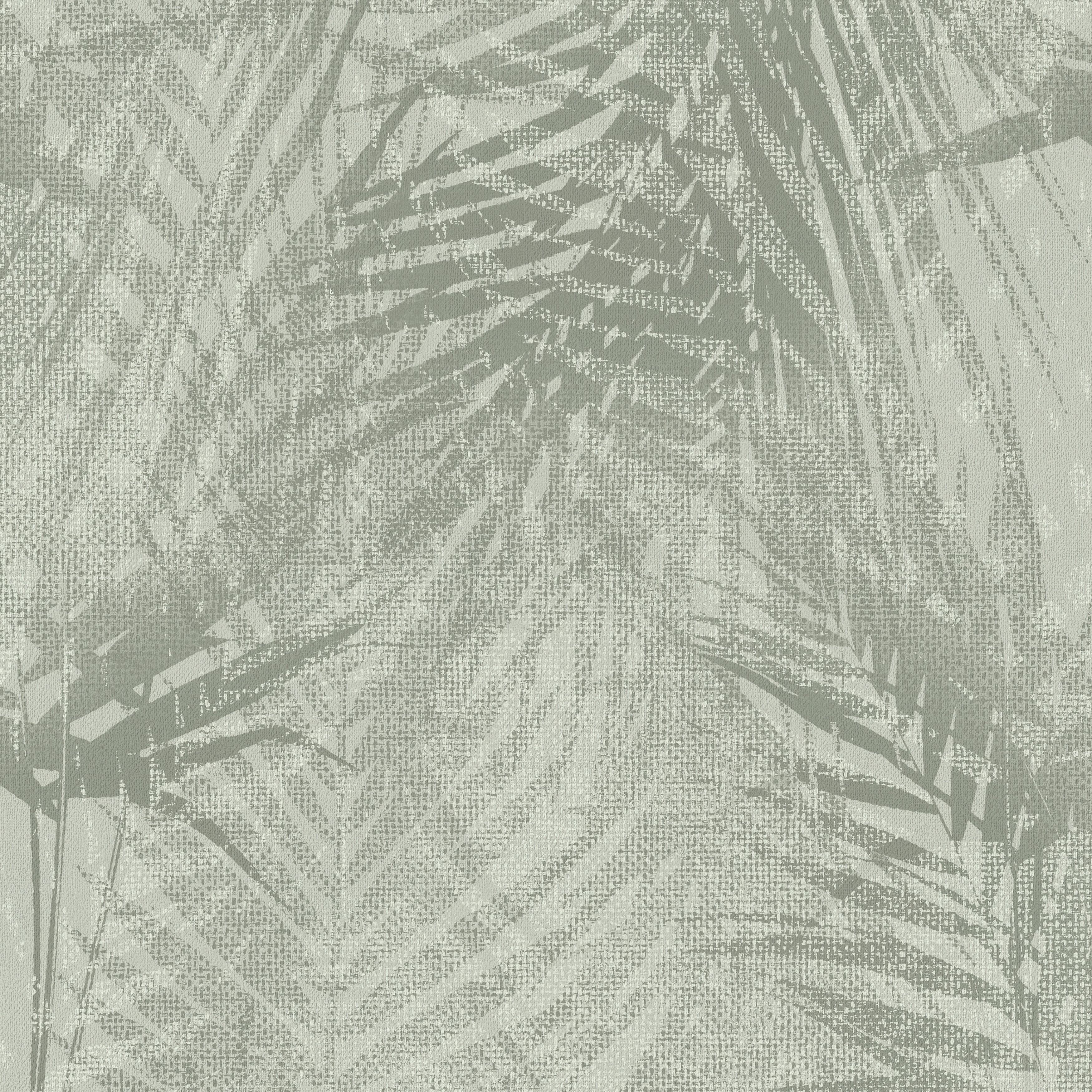 Tapeter Art For The Home Ren Natur Palm 104638 Non Woven, Mönstrad Grön
