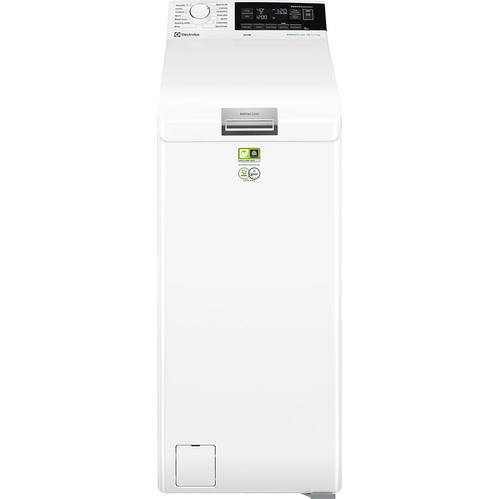 Toppmatad Tvättmaskin Electrolux EW7T673L1L Kompakt med SteamCare och SensiCare