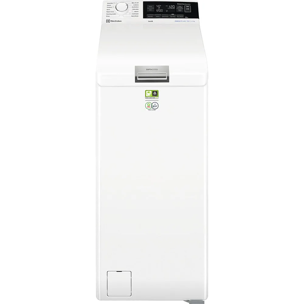Toppmatad Tvättmaskin Electrolux EW7T673L1L Kompakt med SteamCare och SensiCare