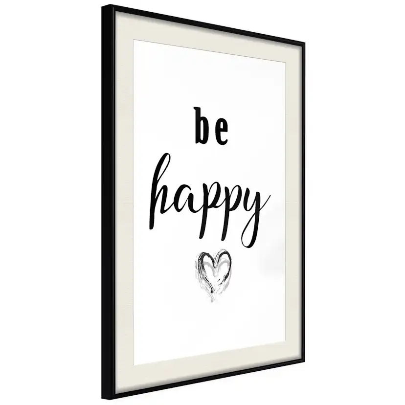 Poster Artgeist Affisch Be Happy