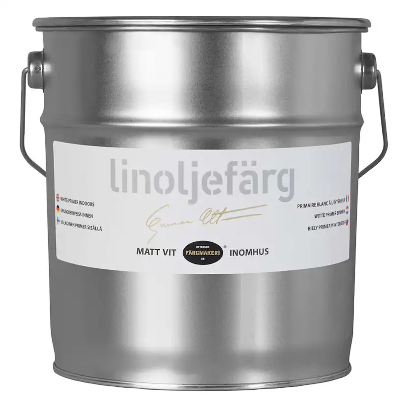Linoljefärg Ottosson Matt Vit