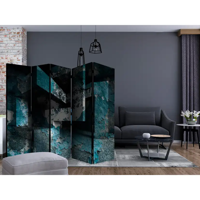 Rumsavdelare Skärmvägg Arkiio Azure Geometry II 225x172 cm
