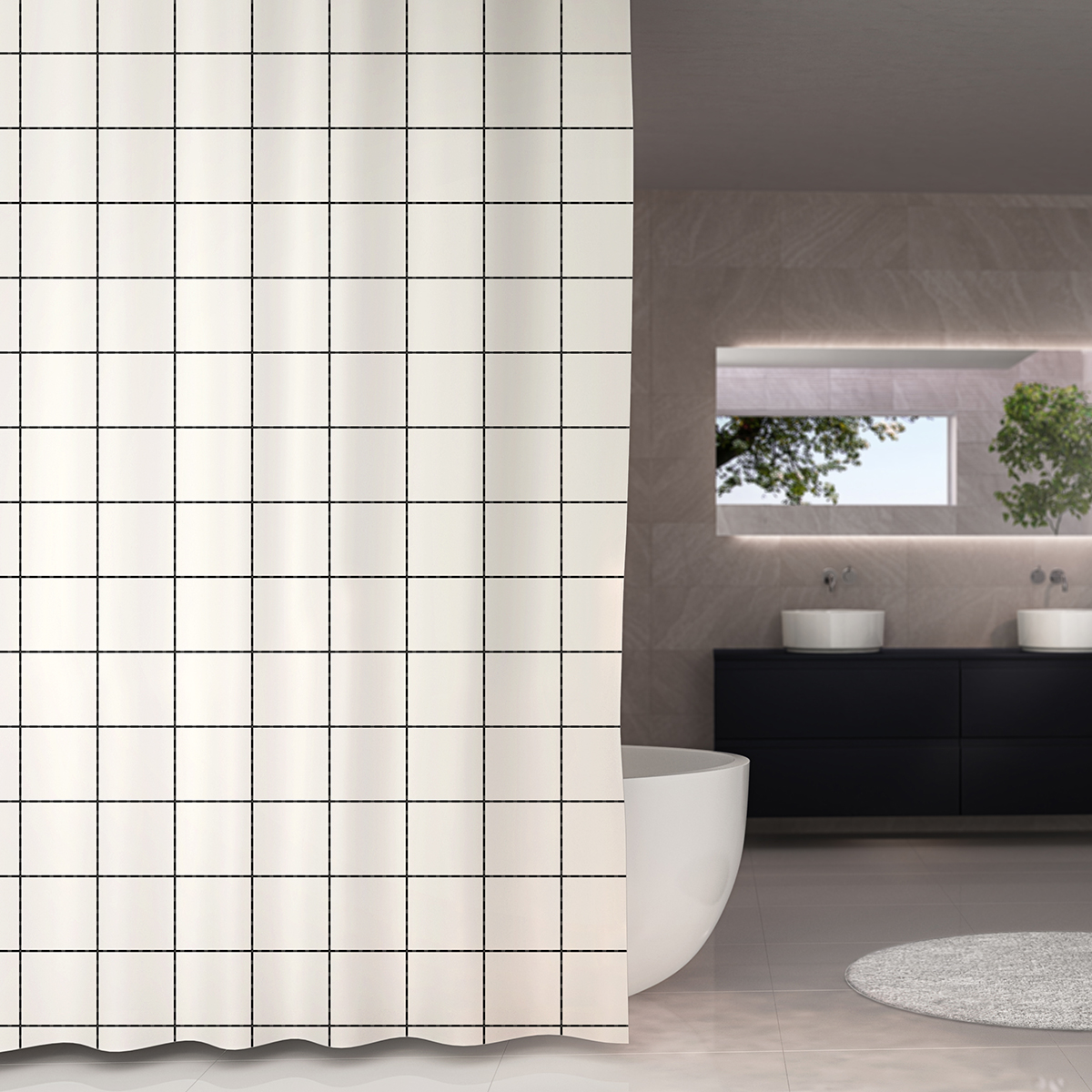 Duschdraperi Debel Lombok