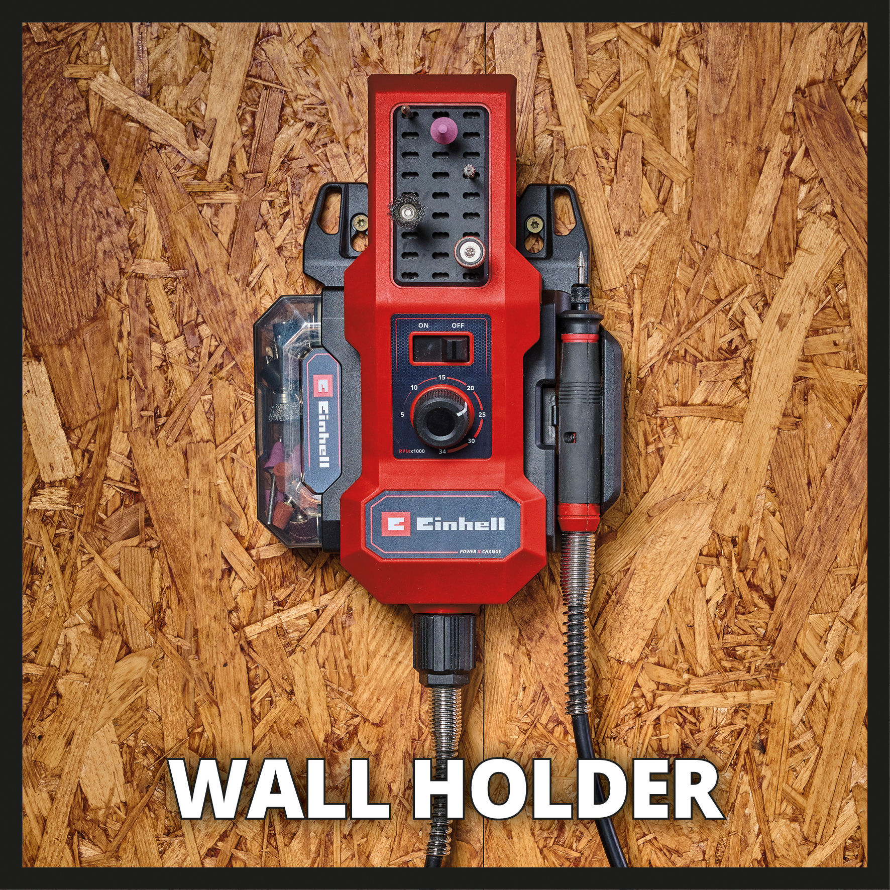 Slip- och Graveringsverktyg Einhell TE-MT 18/34 Li Solo Stationärt Sladdlöst utan Batteri