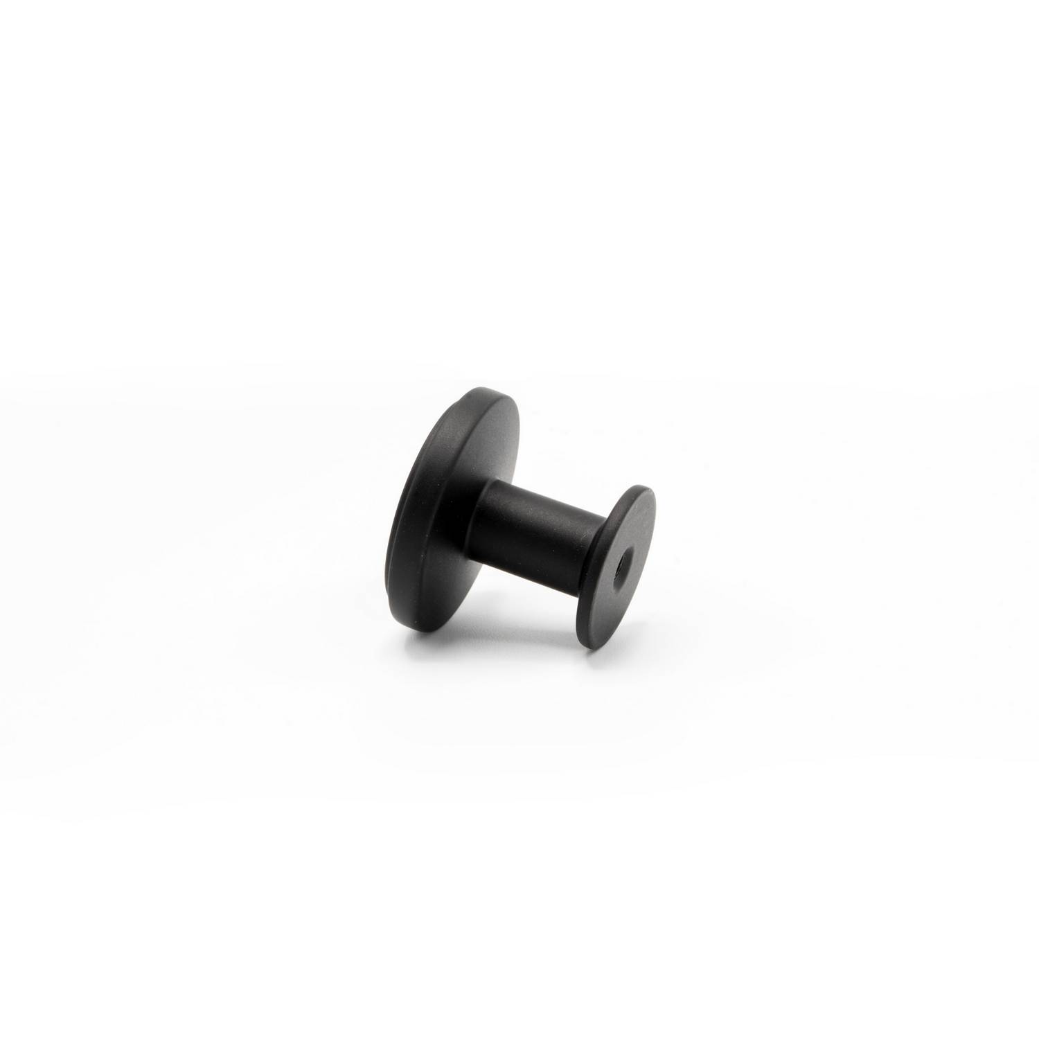 Knopp Uno Ø30 mm mattsvart Svart