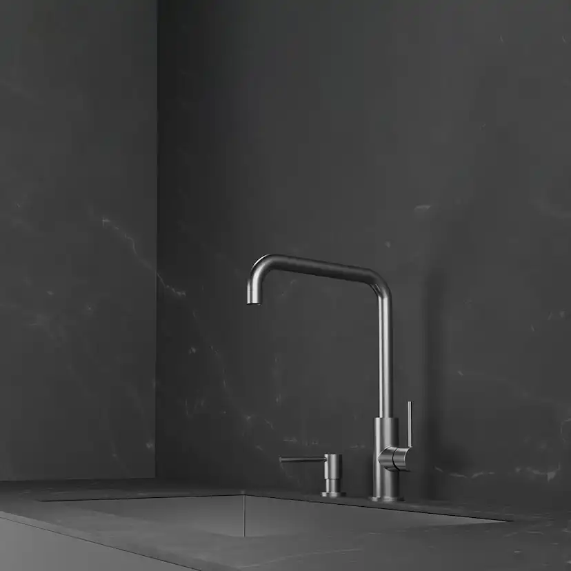 Köksblandare Scandtap Steel Mood Rostfritt Stål