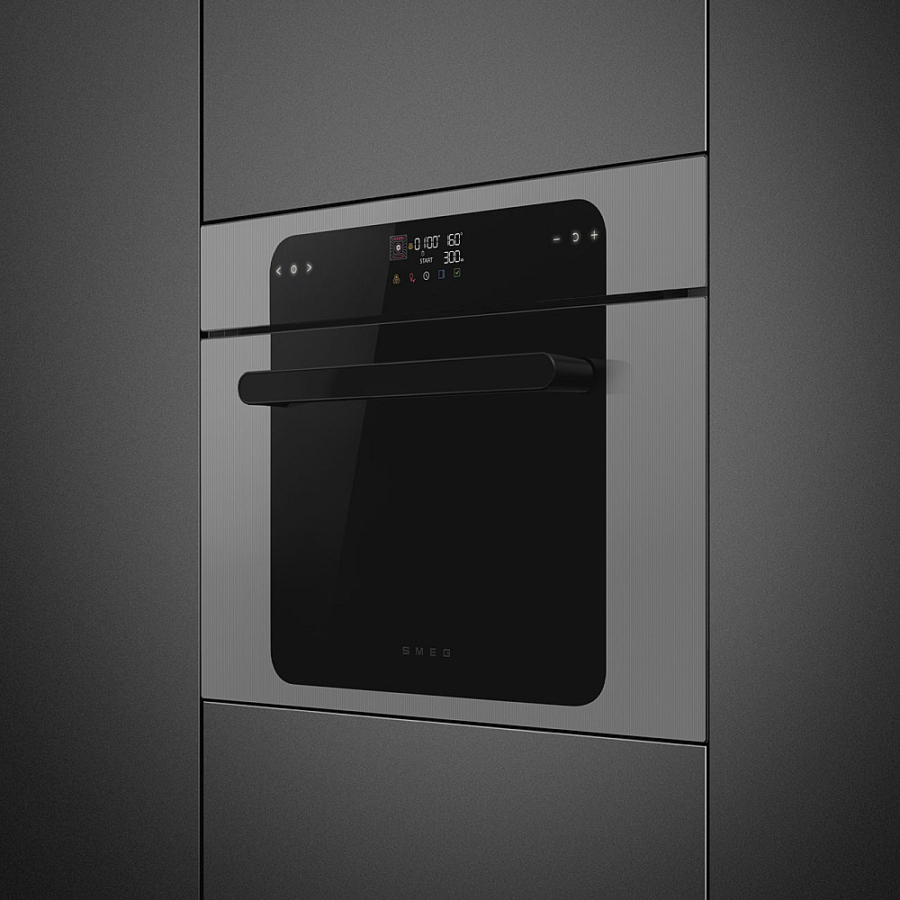 Kombiugn Smeg SO4202M1S med Varmluft och Mikrovågsfunktion Silver 45 cm