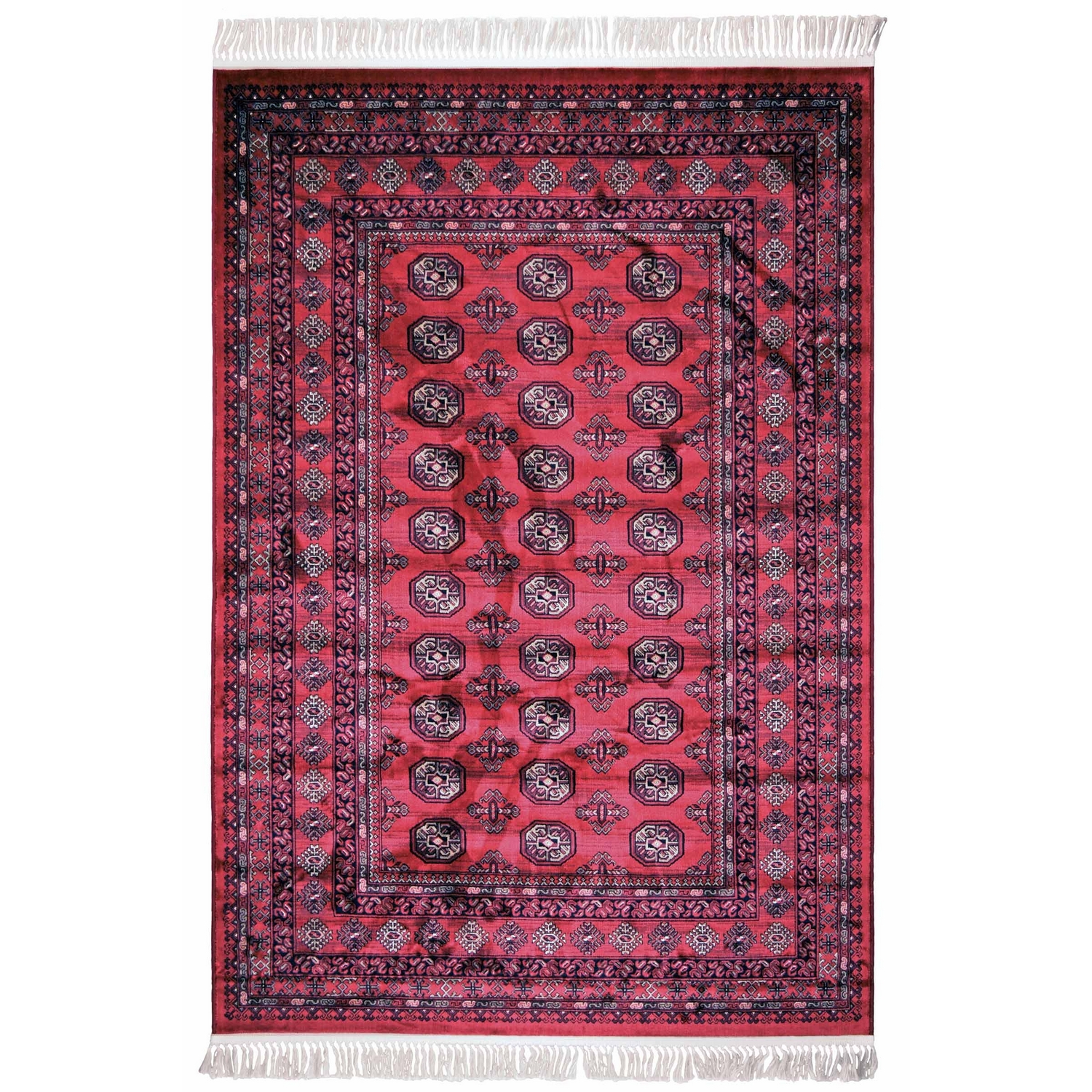 Gångmatta EUFRAT 7, röd65/210 Röd, 65x210 cm
