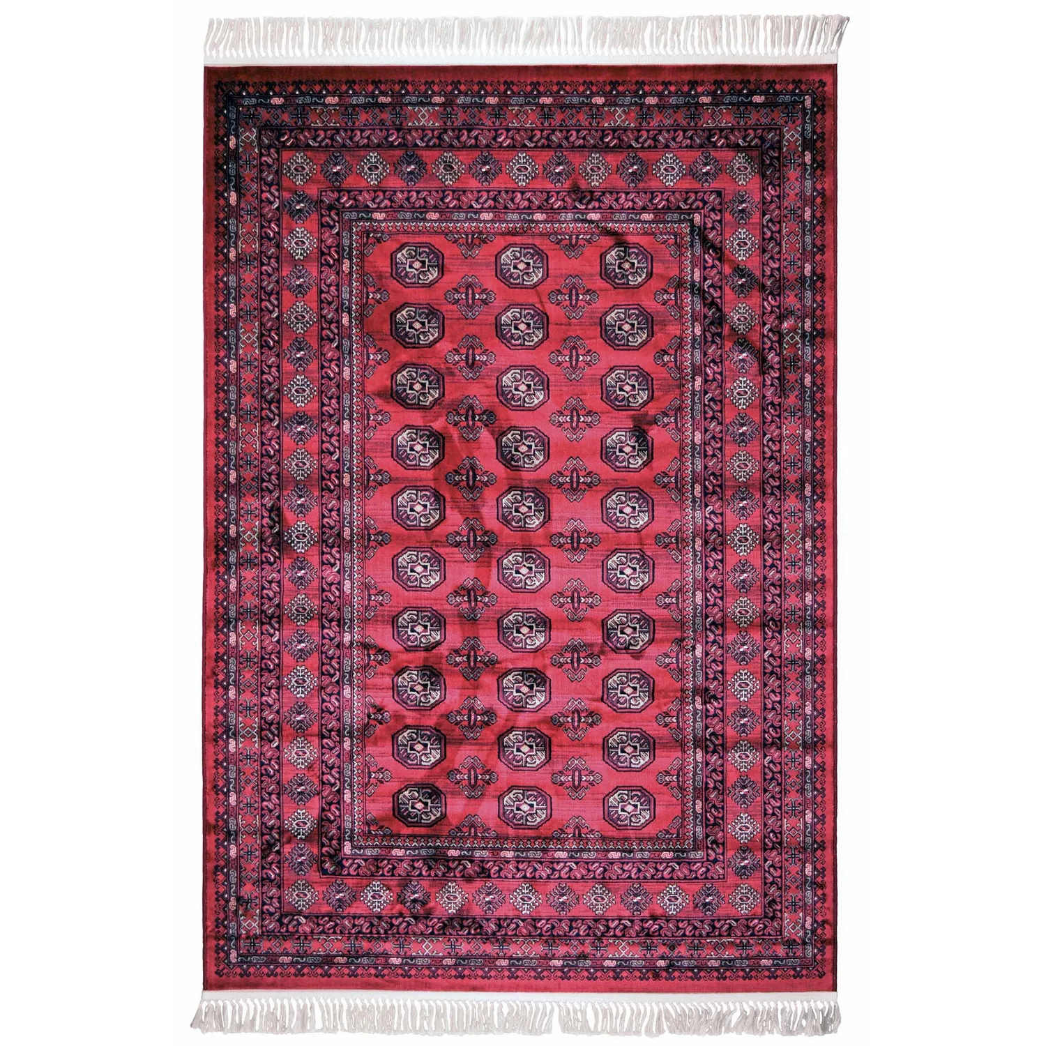 Gångmatta EUFRAT 7, röd65/210 Röd, 65x210 cm
