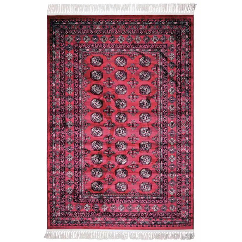 Gångmatta EUFRAT 7, röd65/210 Röd, 65x210 cm