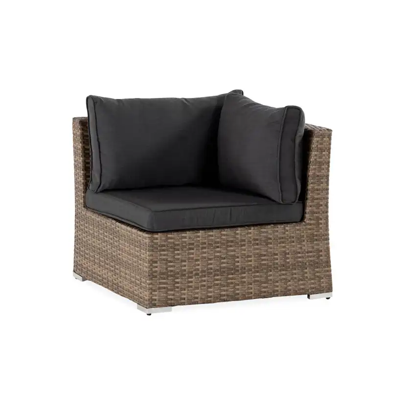 Hörnmodul Comfort Garden Wisconsin Premium Utomhus i Konstrotting