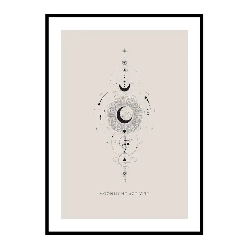 Poster Gallerix Moonlight Activity No1