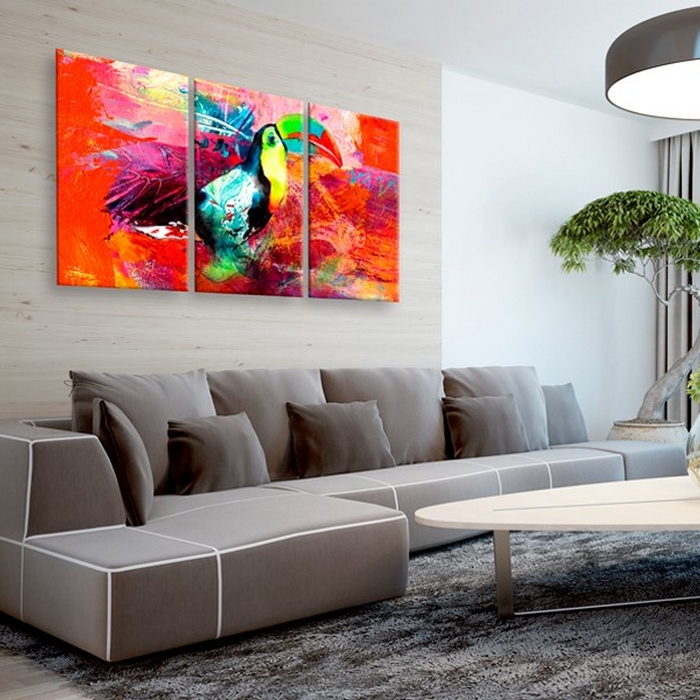 Tavla Arkiio Colourful Toucan