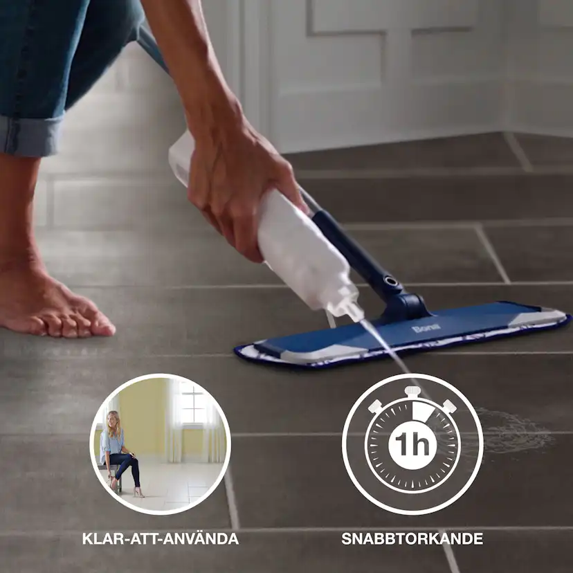 Golvtillbehör Bona Polish för Laminat, Klinker & Linoleum 1L