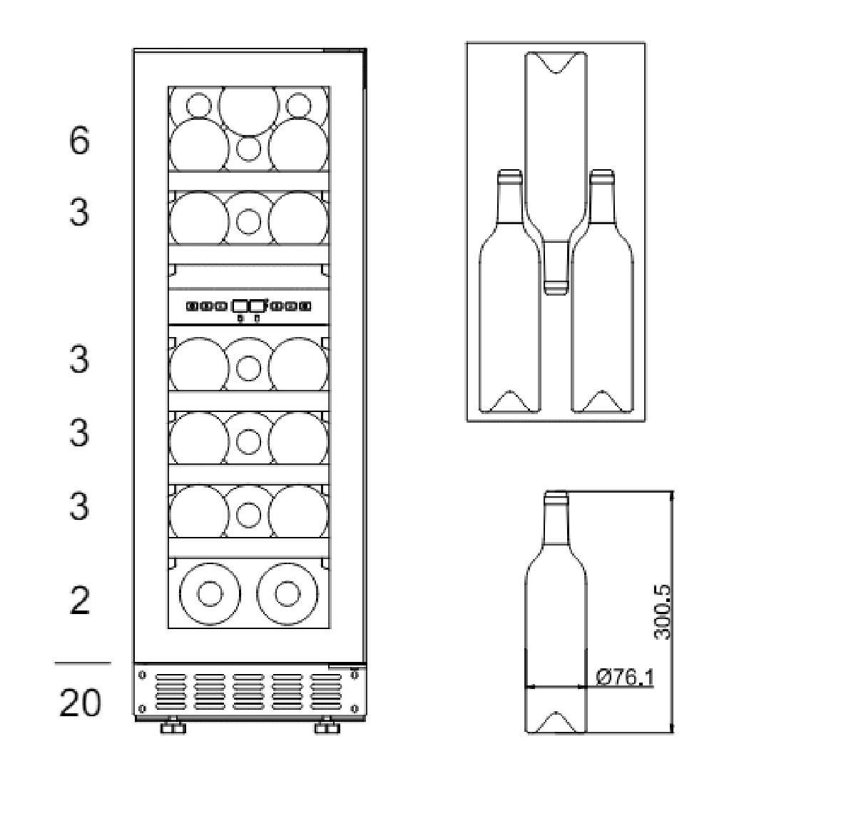 Vinkyl mQuvée WineCave 780 30D WCD30S-780