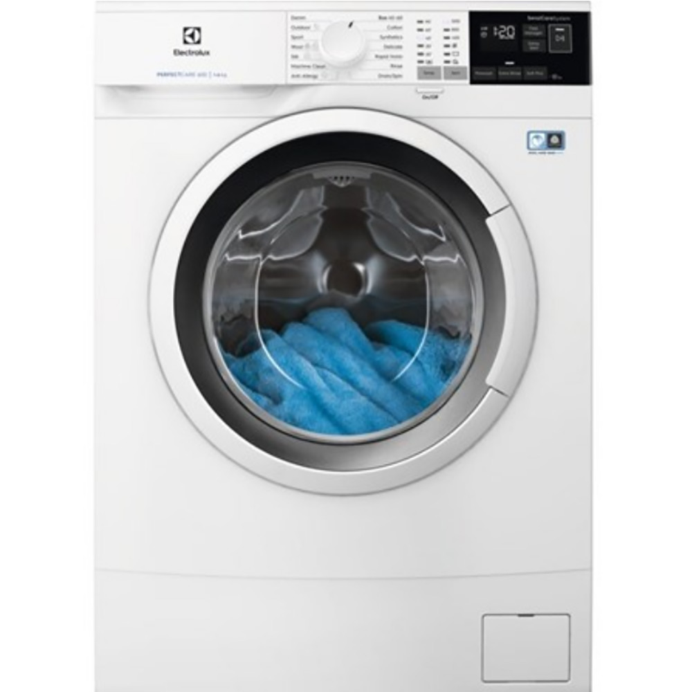 Frontmatad Tvättmaskin Electrolux PerfectCare 600 SensiCare Slim Vit