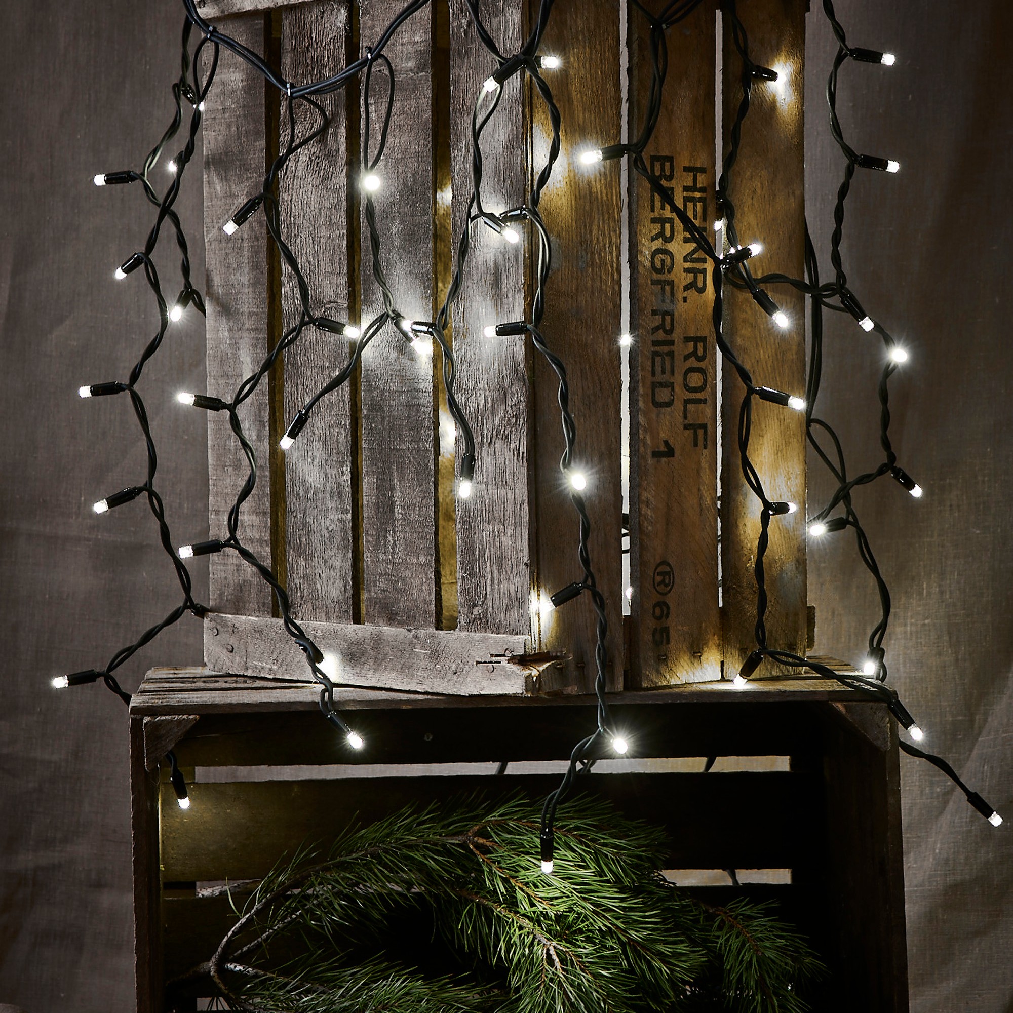 Utomhusslinga Markslöjd Chrissline Istapp 100L Kall Vit Extra