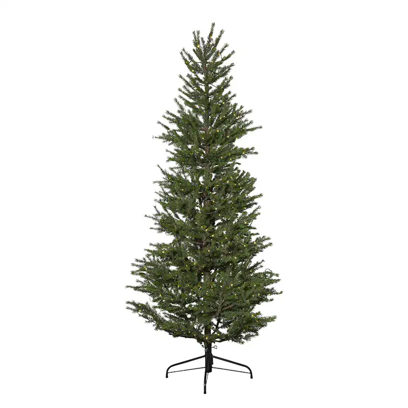 Plastgran Star Trading Malung med LED-belysning 200 cm