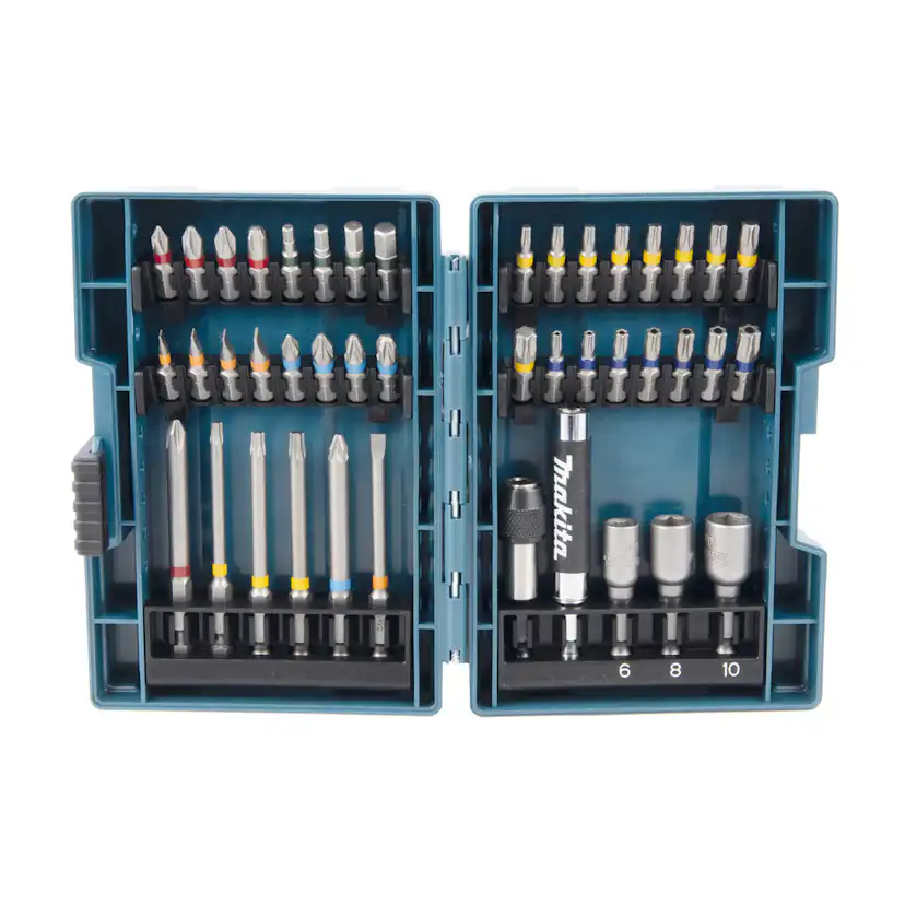 Bitssats Makita B-55697 43 delar med Förvaringslåda