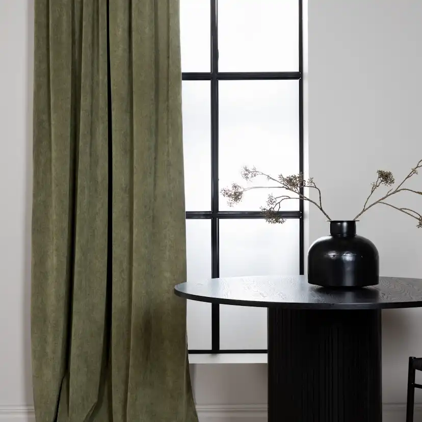 Elma Curtain Manchester - 2-pack - Green - 140*240 Grön