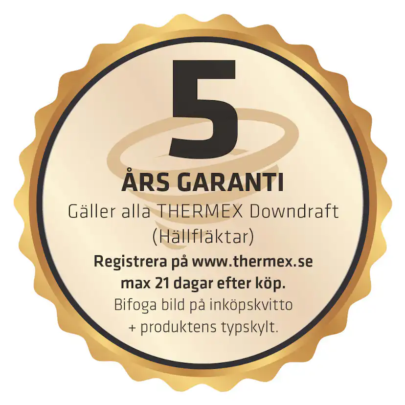 Bänkfläkt Thermex Typhoon Standard Frånluft-Kolfilterfläkt