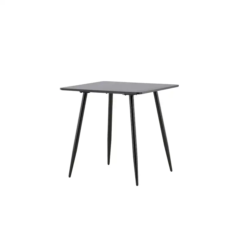 Polar Dining Table 75x75 cm - Black / Black Svart