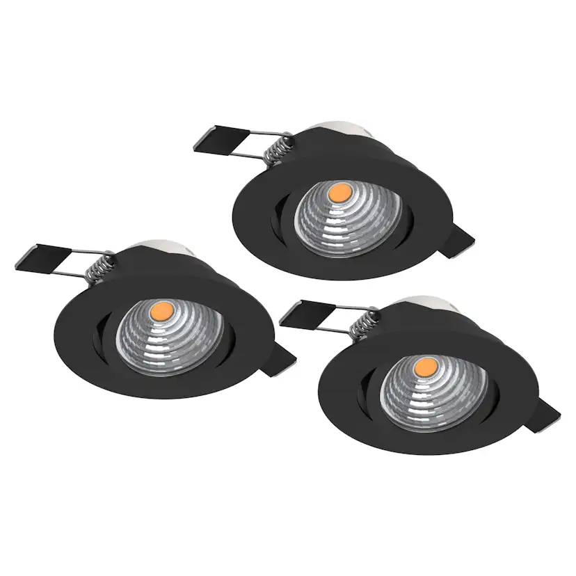 Infälld Lampa Eglo Saliceto 88 mm 4000K Set om 3
